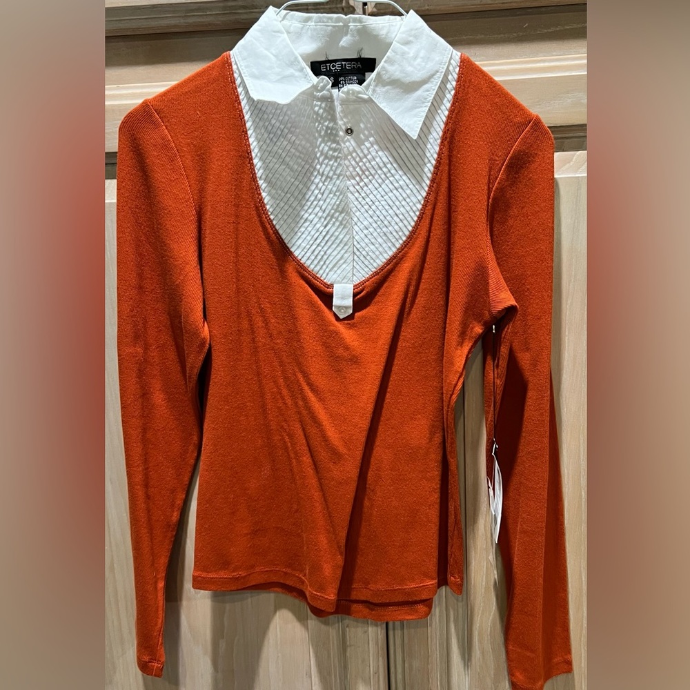 NWT Etcetera Size Small Whimsical Top
